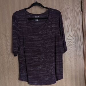 Apt. 9 Purple Short Sleeve Tee